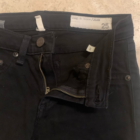 Rag and Bone Black Legging Skinny Jeans size 25 - Picture 1 of 4